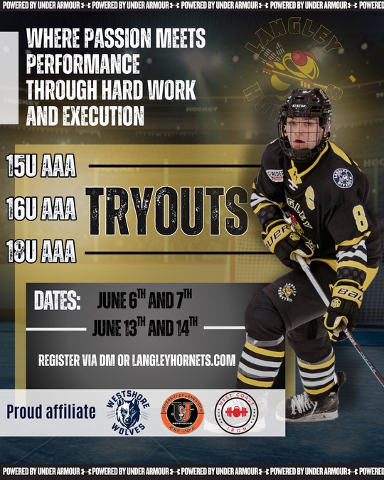 Blue White and Black Dynamic Hockey Game Instagram Post - 1